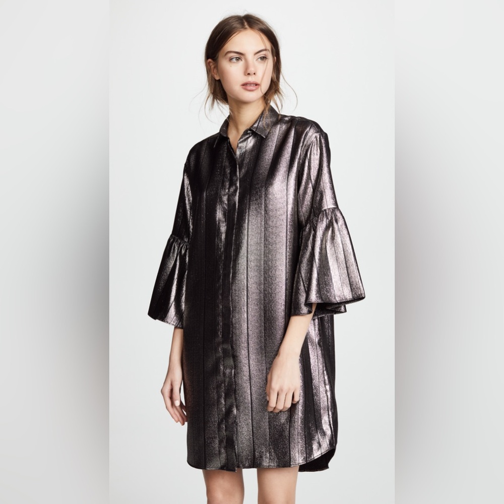 Paul Smith silver lamé metallic dress